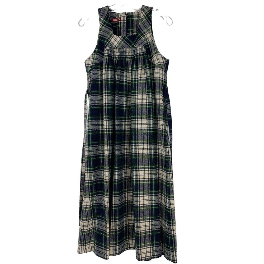 Vintage Puccini Plaid Dress with Pockets Size S